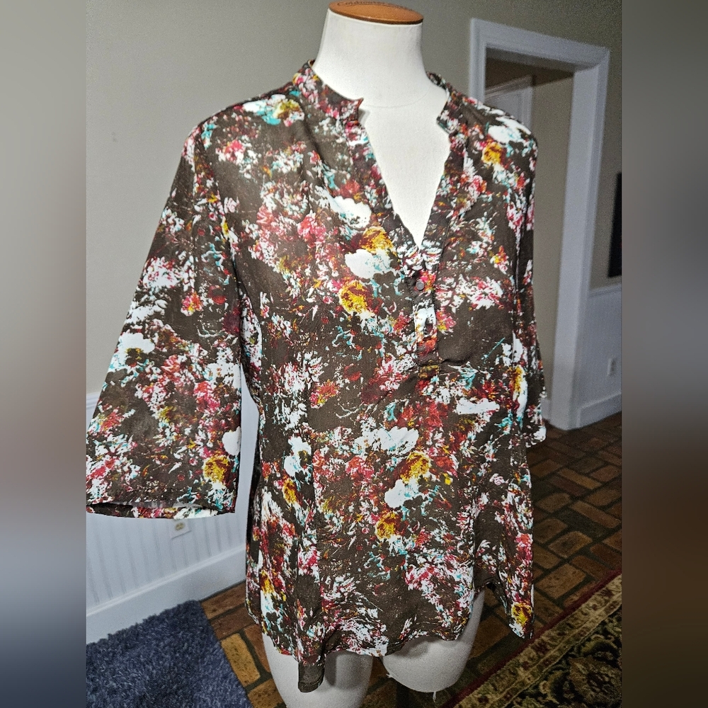 Seven Seven Abstract Top Size 10 - Picture 2 of 4